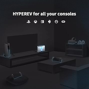 HYPEREV: Gaming Booster for PlayStation, Xbox, Nintendo, Steam Deck, Oculus Quest 2, Pico 4 PRO, Neo3