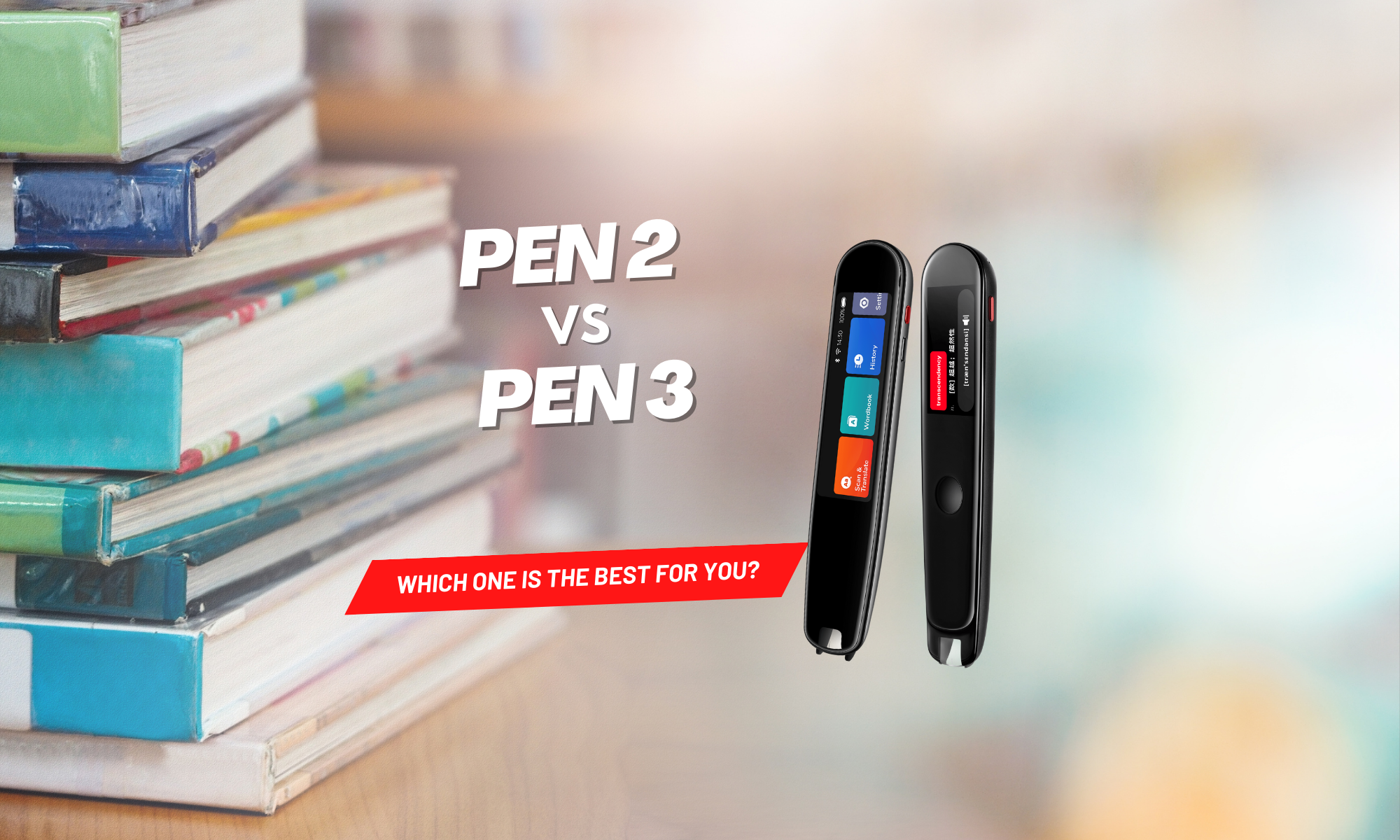What are the differences between the Youdao Dictionary Pen 3 and the Pen 2?