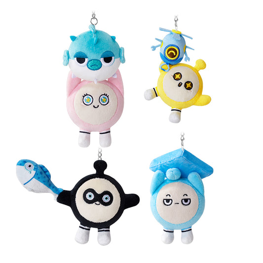 Eggy Party - Pull Reel Plushie Keychain