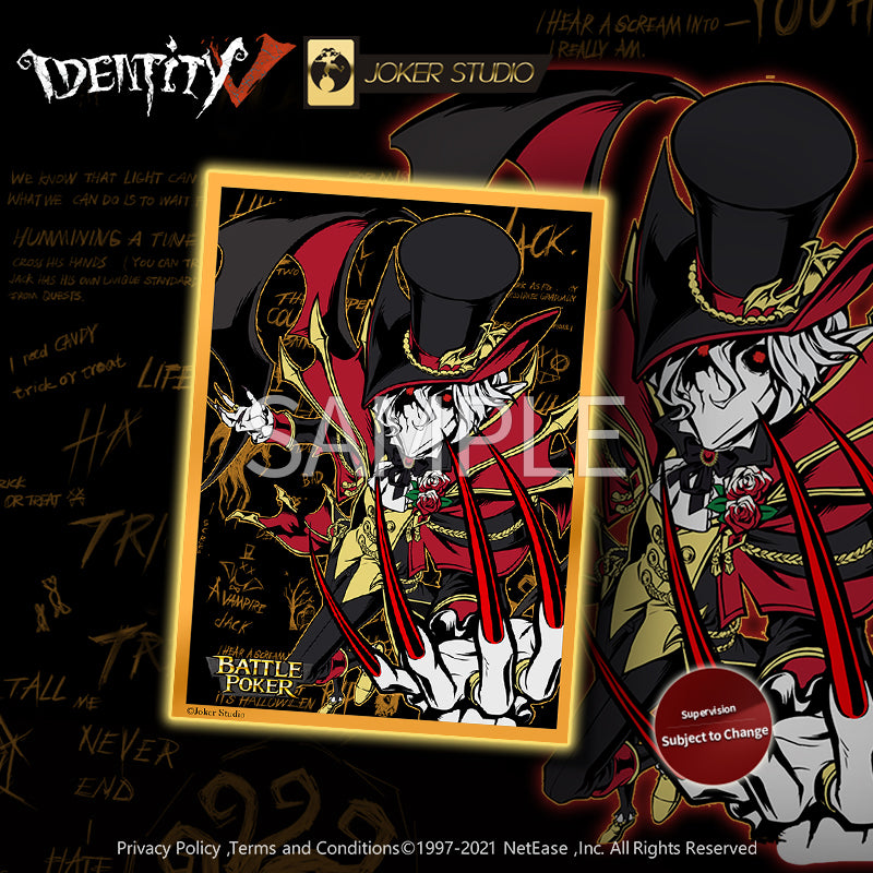 Identity V - Special Edition Card Sleeves for Blackjack Battle Poker (Midnight Party Series)