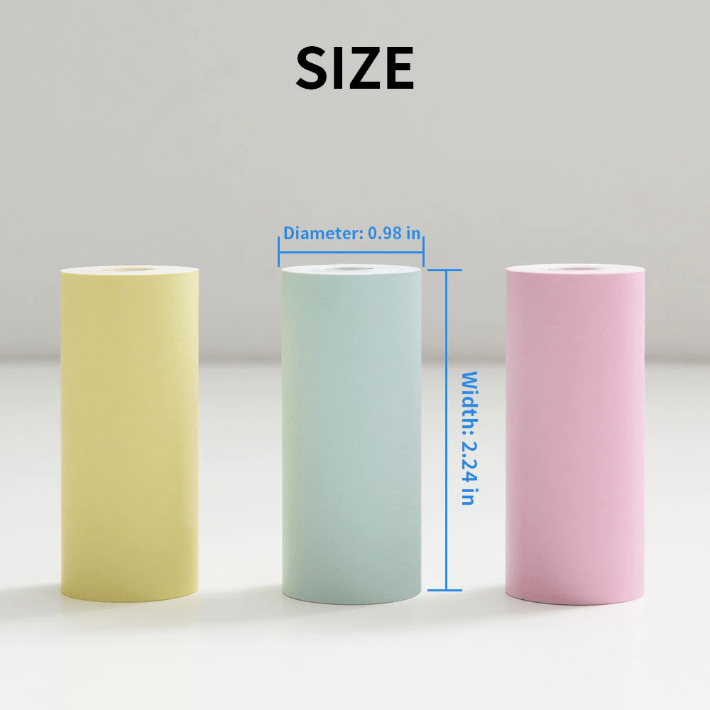 Youdao Pocket Printer Color Thermal Paper 1 box 3 rolls